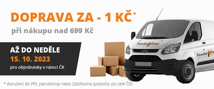 Ponožkožrout.cz - doprava AKCE