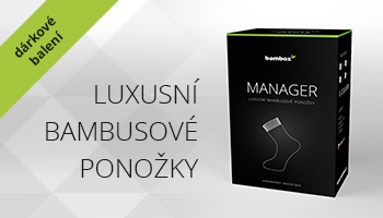 MANAGER bambusové ponožky dárkové balení