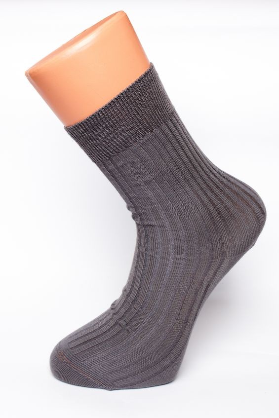 Levně 100% bambusové zdravotní ponožky BAMBOX 39-40 šedá