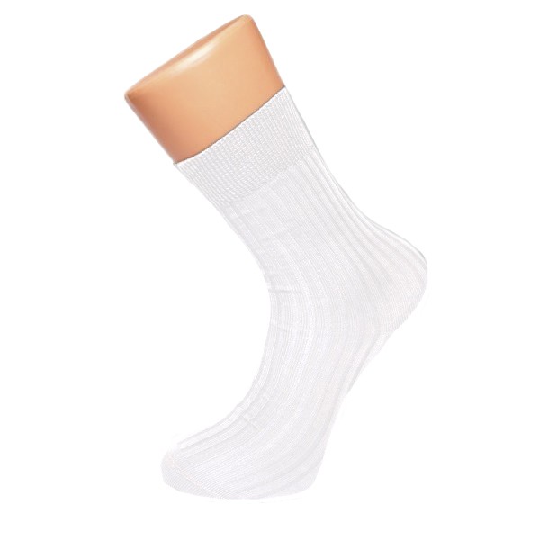 Levně 100% bambusové zdravotní ponožky BAMBOX 41-42 bílá