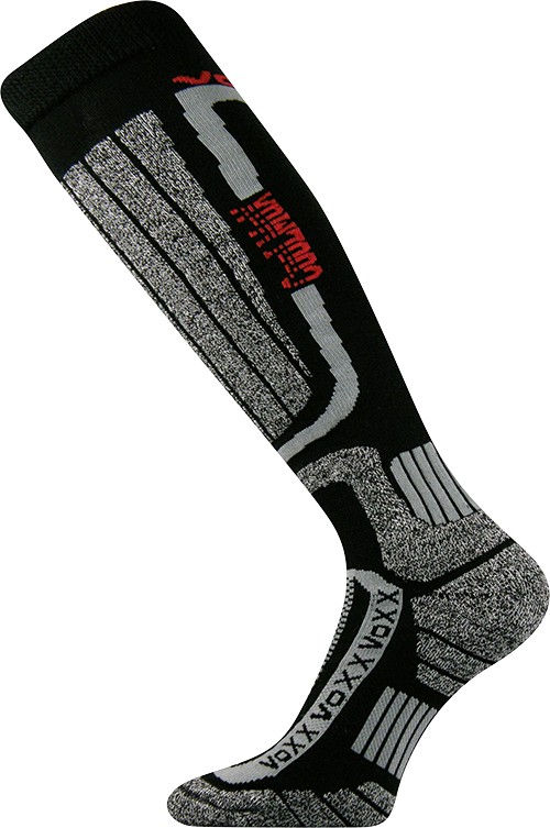 KERAX slabé lyžařské prodyšné podkolenky VoXX 47-50 šedá