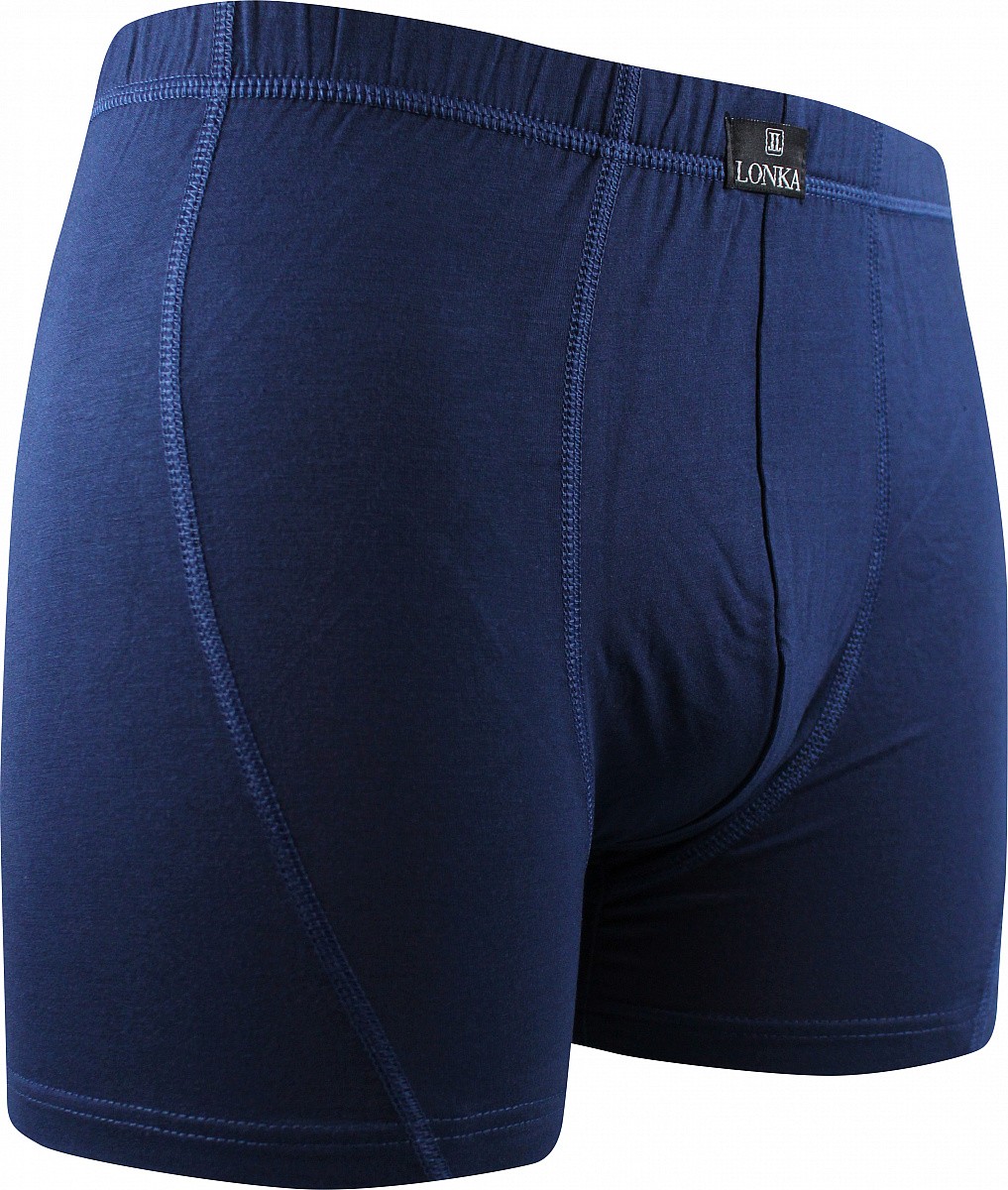 NORBERT funkční bambusové boxerky Lonka tm. modrá L