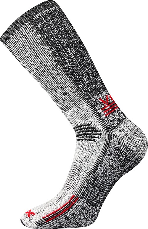 ORBIT extra teplé vlněné merino ponožky VoXX 39-42 červená