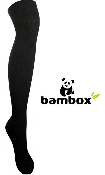 Levně BX-OVER bambusové nadkolenky BAMBOX 35-38 bílá
