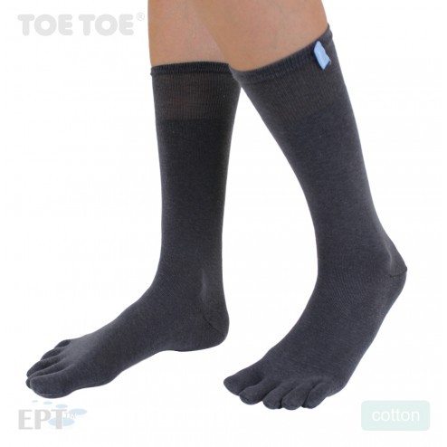 MEN PLAIN prstové ponožky ToeToe černá