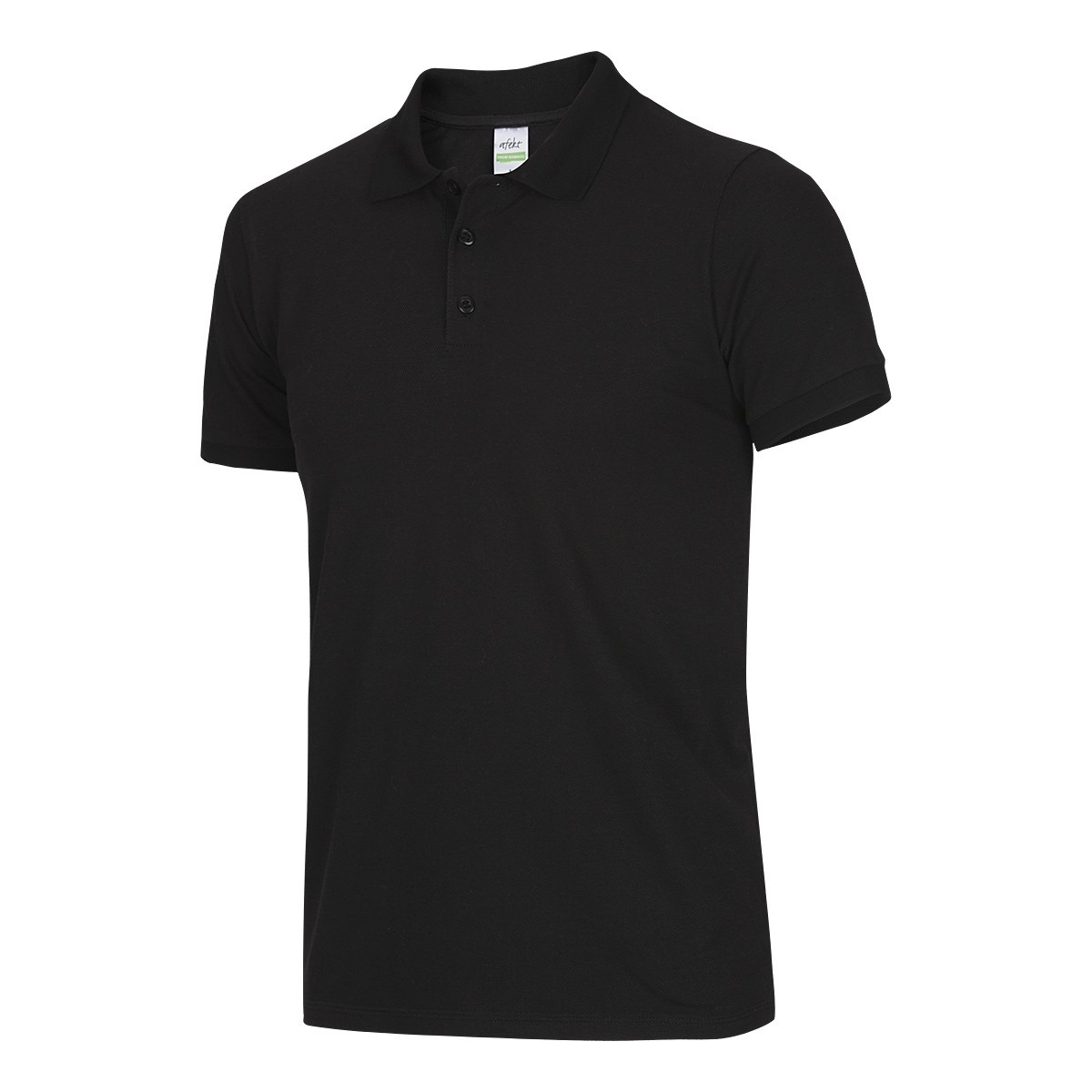 POLO pánské bambusové triko s límečkem Bambutik černá M