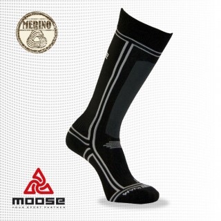 SUPER G EXTRA funkční zimní podkolenky Moose černá XS