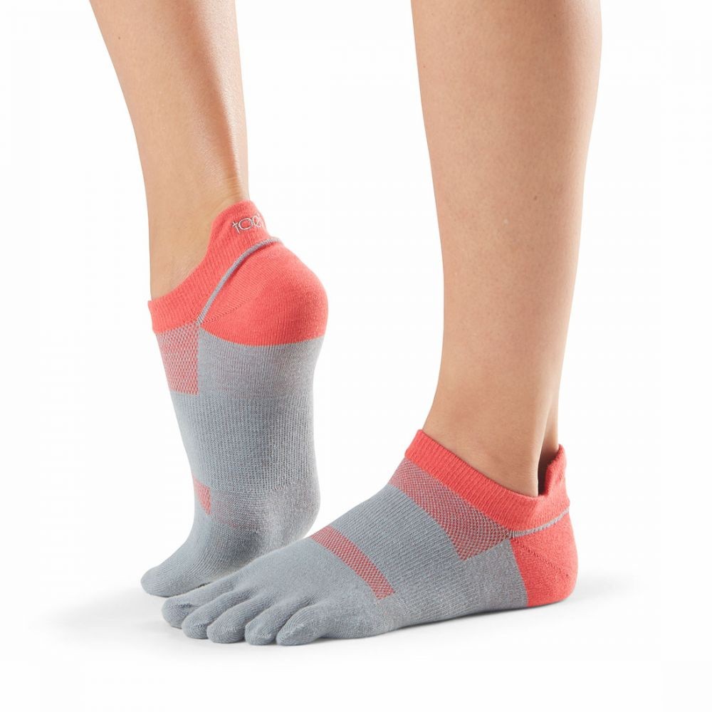 LOLO nízké sportovní prstové ponožky ToeSox oranžová S