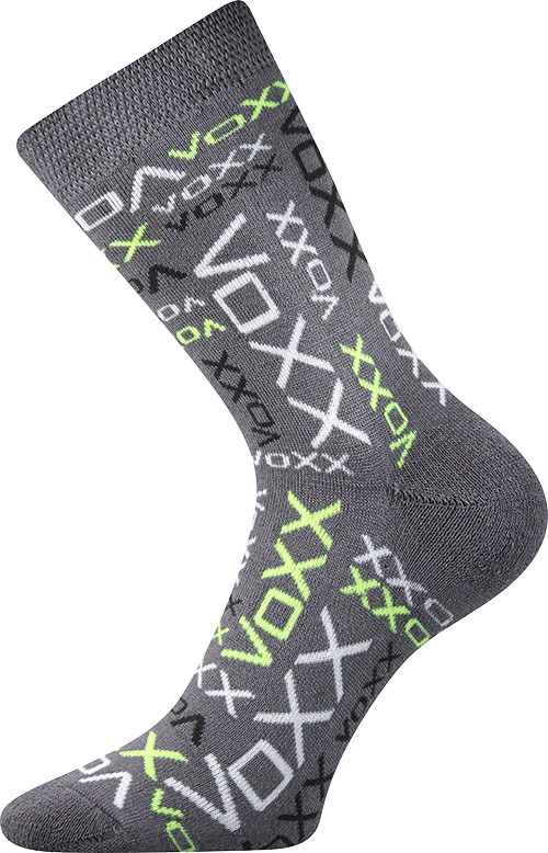 Levně MATRIX froté ponožky VoXX - vzor Vx 35-38 šedá / žlutá
