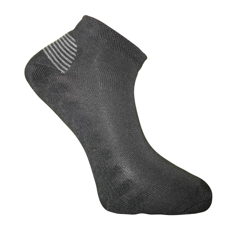 Levně BX-MEDIC SNEAKER bambusové masážní ponožky BAMBOX 35-38 tm. šedá