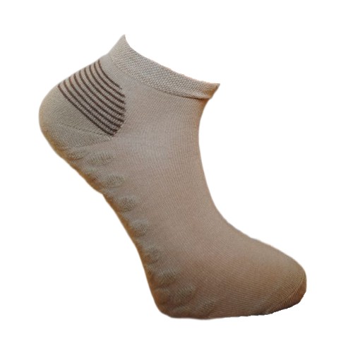 Levně BX-MEDIC SNEAKER bambusové masážní ponožky BAMBOX 35-38 béžová