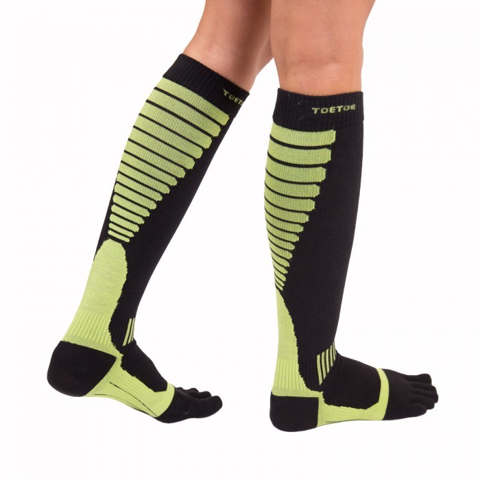 Compression Knee-High prstové kompresní podkolenky ToeToe