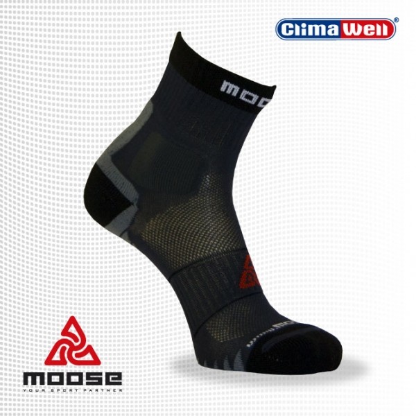 Levně CROSSCOUNTRY EXTRA trekové ponožky MOOSE šedá XS