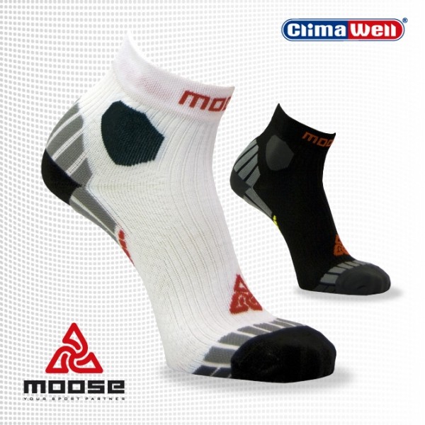 Levně ULTRAMARATHON EXTRA běžecké ponožky Moose bílá XS