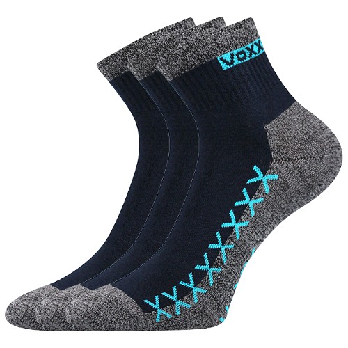 VECTOR sportovní kotníkové ponožky VoXX 43-46 tm. modrá