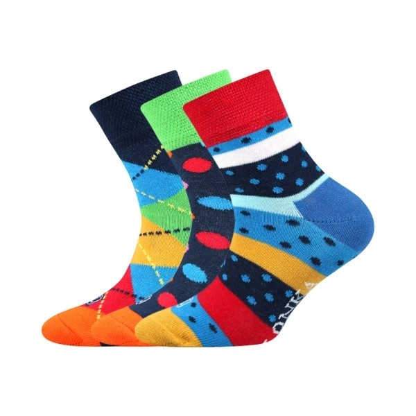WOODIK dětské trendy ponožky Lonka - MIX A