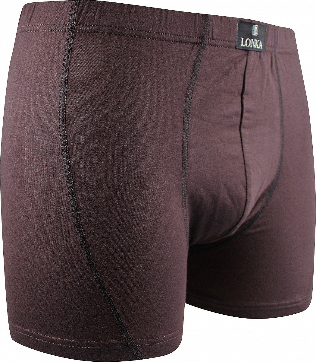 BERNARD pánské boxerky z modalu Lonka hnědá M