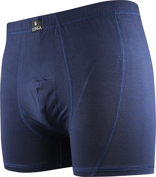 BERNARD pánské boxerky z modalu Lonka tm. modrá 3XL