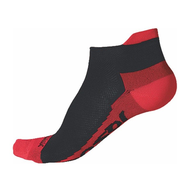 RACE INVISIBLE nízké coolmax ponožky Sensor 39-42 černá / červená