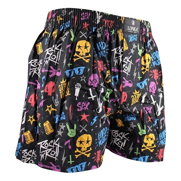 JACK boxers pánské bavlněné boxerky Voxx - vzor ROCK