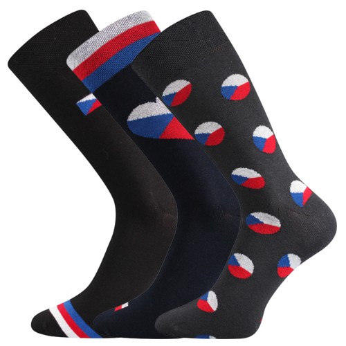 Levně WEAREL 016 pánské ponožky barevné Lonka - CZECH 39-42