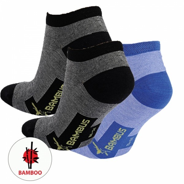 Dámské letní sneaker bambusové ponožky pruhy RS