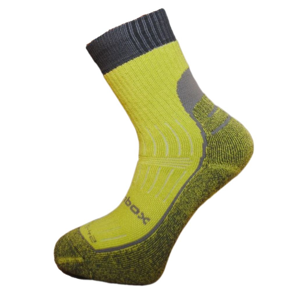 Levně BX-7 DURABLE FUN bambusové ponožky BAMBOX 39-42 limetka