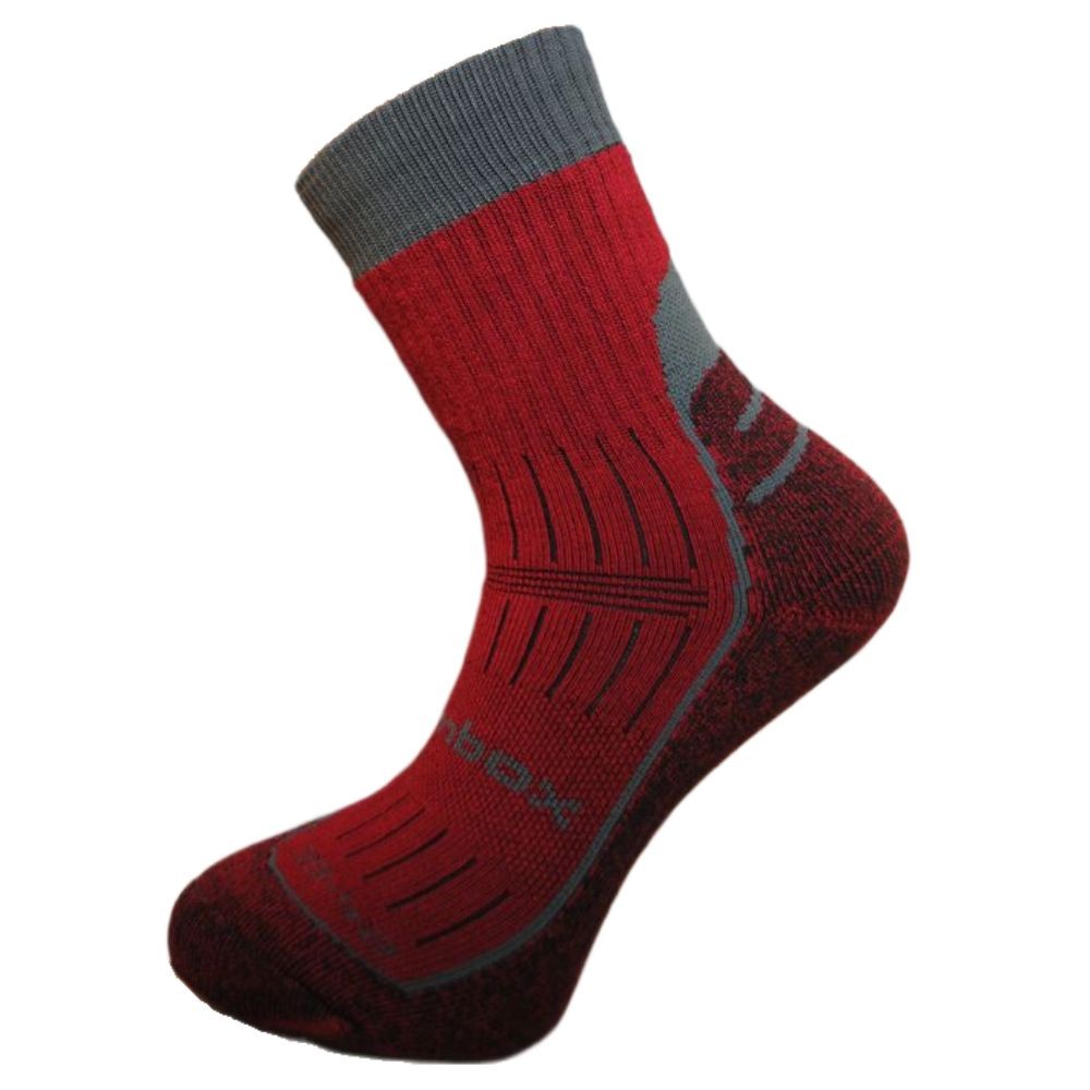 Levně BX-7 DURABLE FUN bambusové ponožky BAMBOX 35-38 vínová