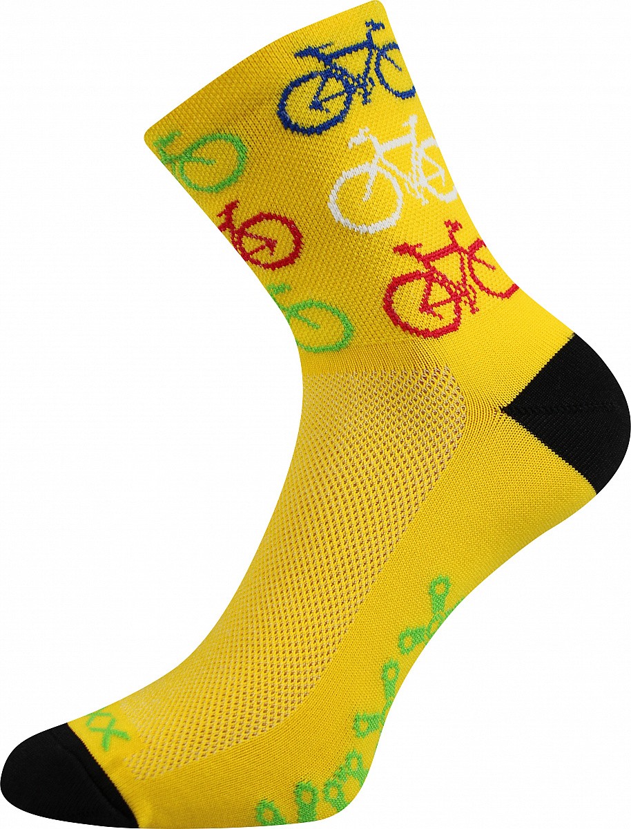 Ralf X funkční sportovní ponožky VoXX - BIKE 43-46 žlutá