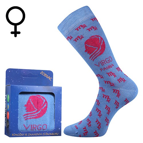 ZODIAC barevné ponožky motiv zvěrokruh Boma 38-41 PANNA