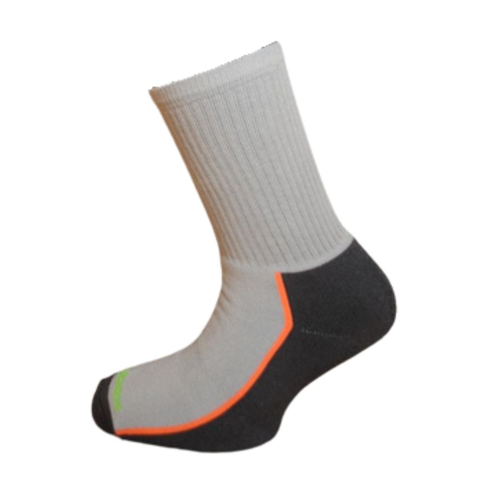 BX-3 KIDS dětské bambusové ponožky BAMBOX 31-34 sv. šedá / tm. šedá