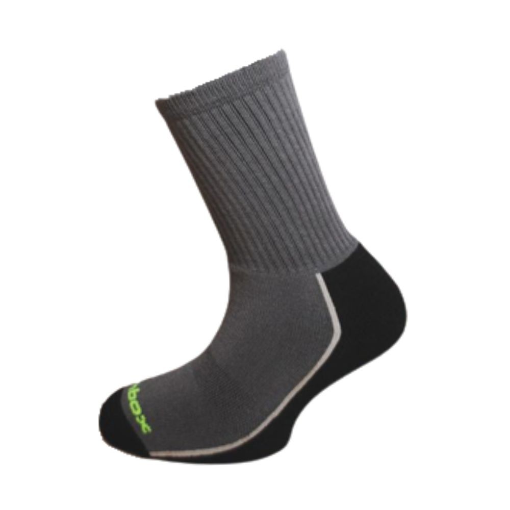 BX-3 KIDS dětské bambusové ponožky BAMBOX 31-34 černá / tm. šedá
