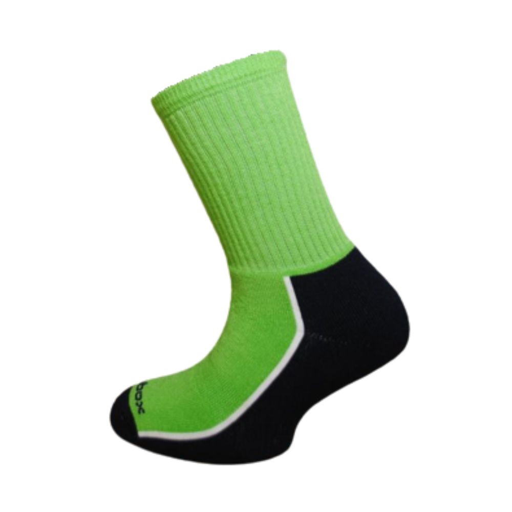 BX-3 KIDS dětské bambusové ponožky BAMBOX 31-34 tm. modrá / zelená