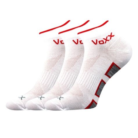 DUKATON kotníčkové sportovní ponožky se stříbrem VoXX 35-38 bílá