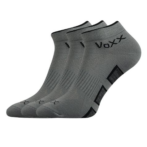 DUKATON kotníčkové sportovní ponožky se stříbrem VoXX 35-38 sv. šedá