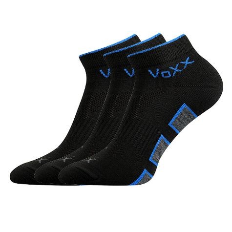 DUKATON kotníčkové sportovní ponožky se stříbrem VoXX 35-38 černá