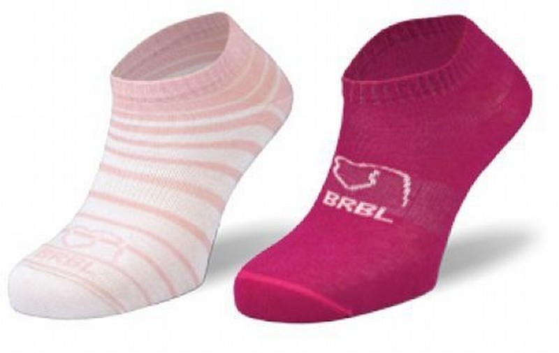 BALOO sneaker univerzální sportovní ponožky BRBL 39-42 bílá / růžová