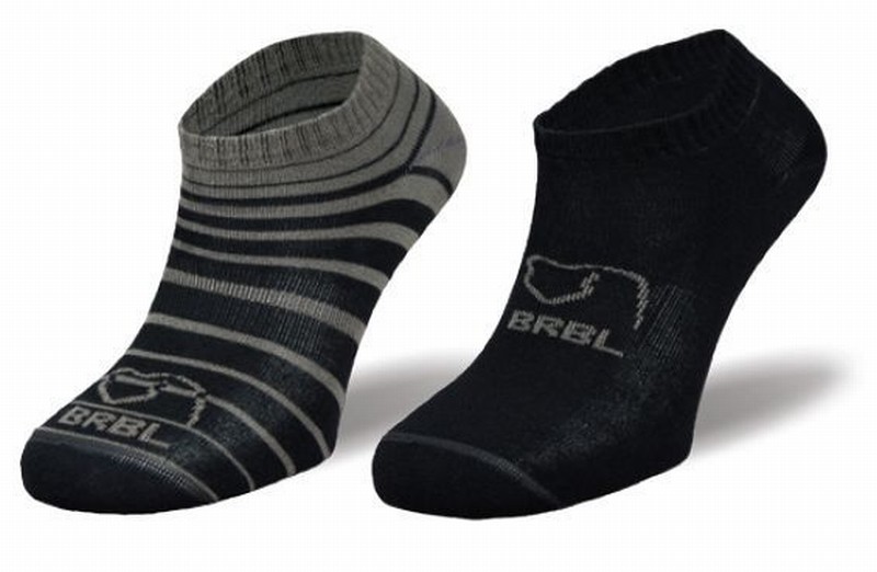 BALOO sneaker univerzální sportovní ponožky BRBL 39-42 šedá / tm.šedá