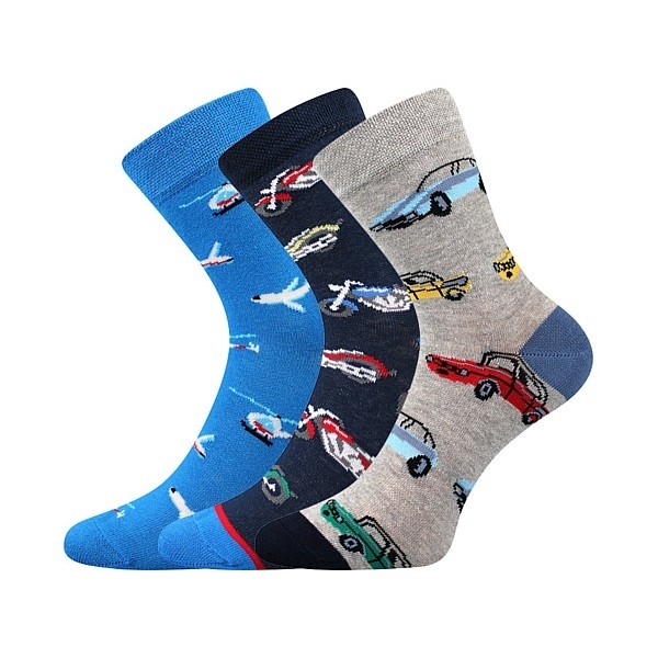 057-21-43 X dětské ponožky Boma - mix LETADLA