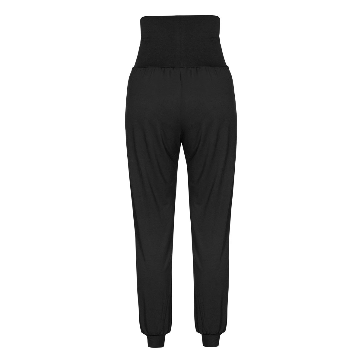 BAGGY jednobarevné bambusové tepláky Bambutik černá L