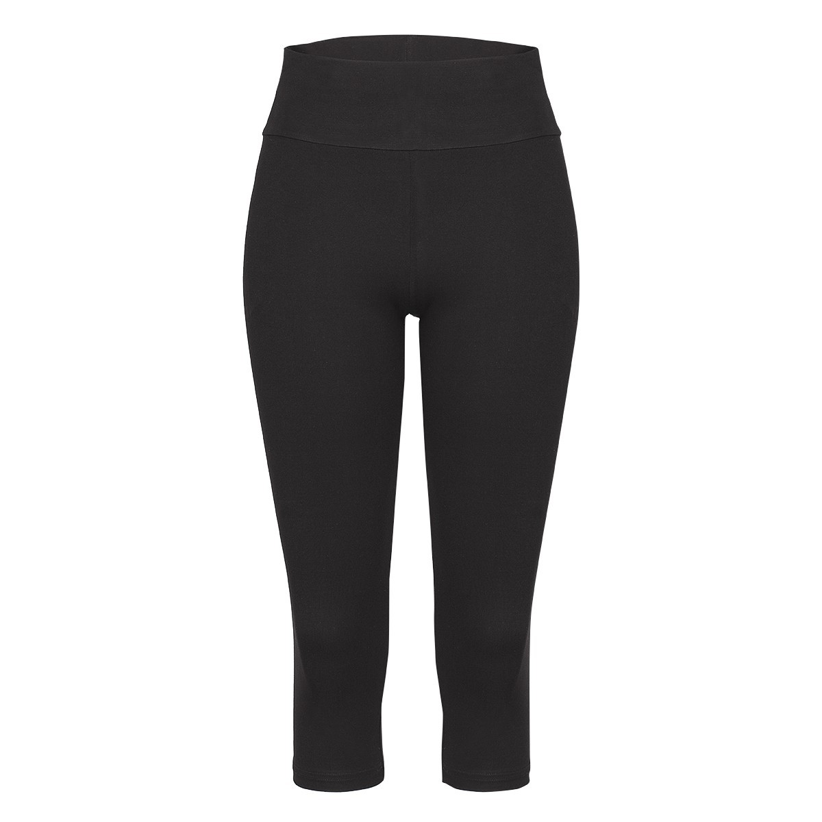 Levně 3/4 LEGÍNY jednobarevné bambusové Bambutik černá XS