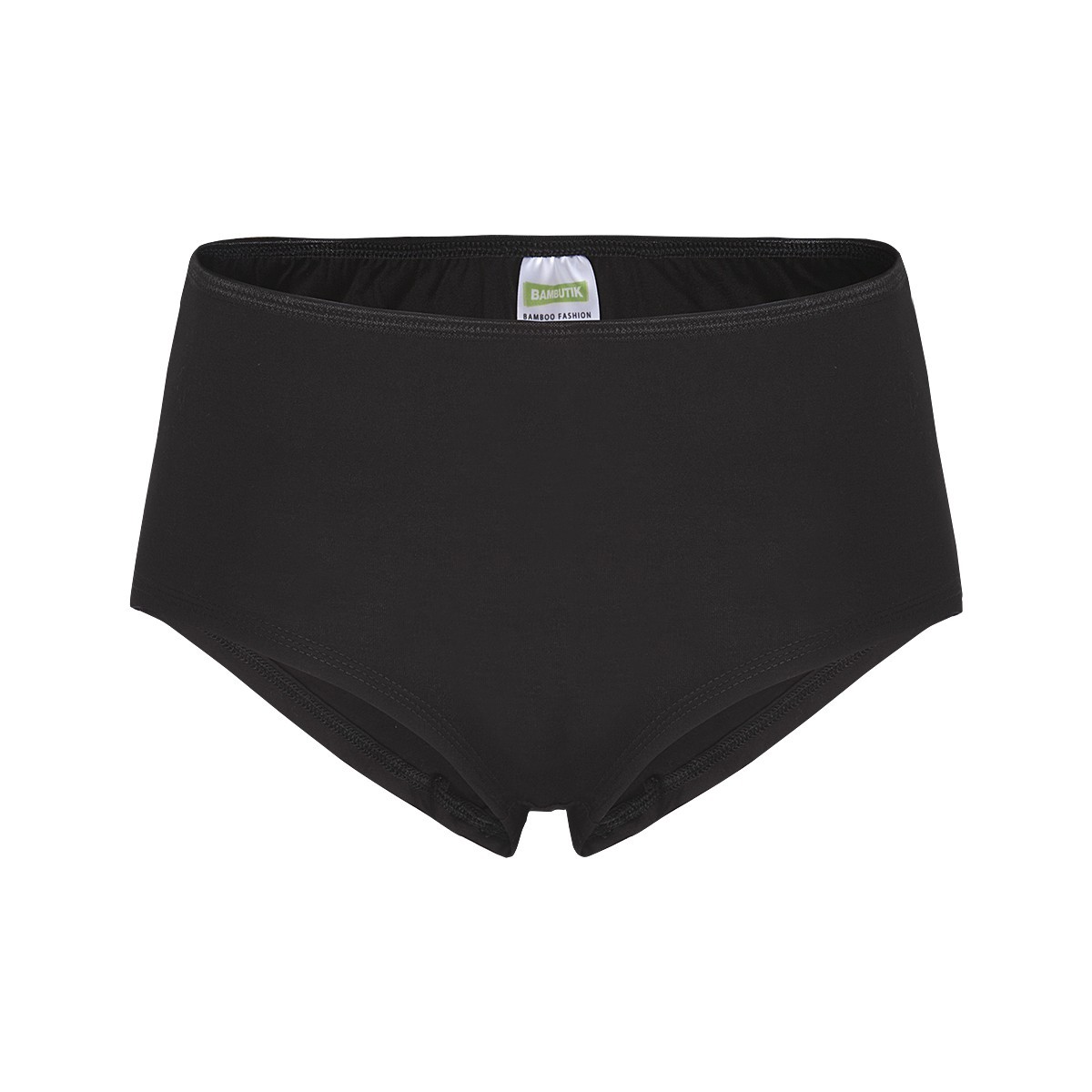 KALHOTKY bambusové Bambutik - VYŠŠÍ PAS černá L