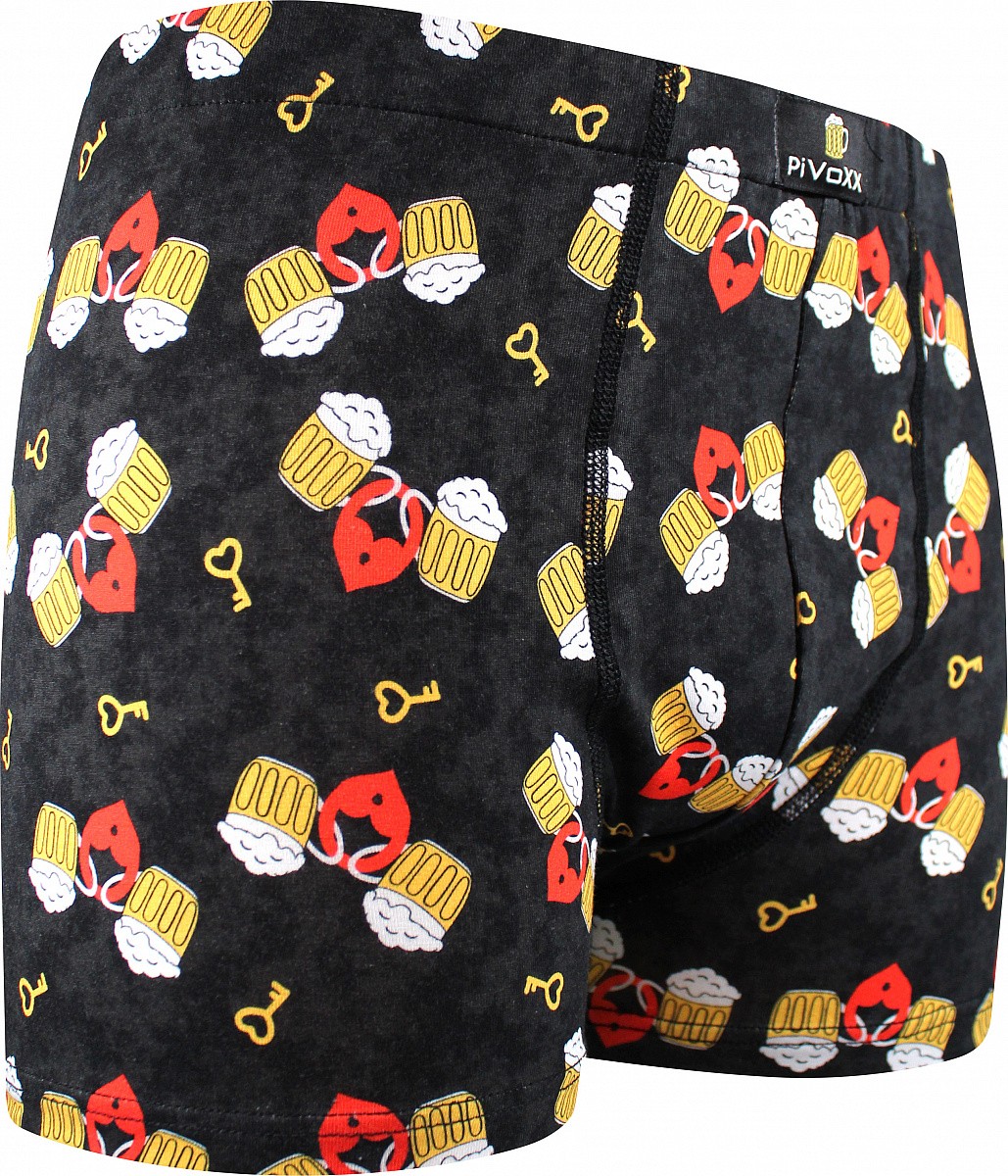 KEVIN IMAGE pánské pivní elastické boxerky - LOVE XXL