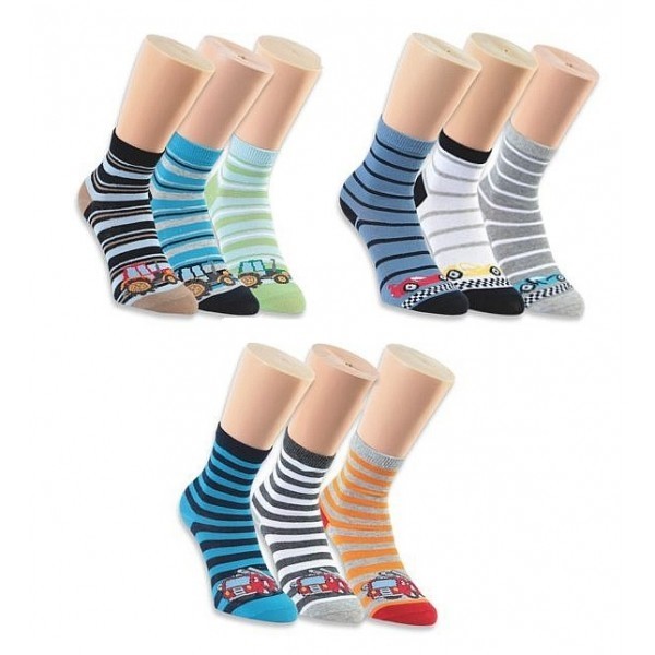 DOPRAVA dětské barevné ponožky TRENDY SOCKS