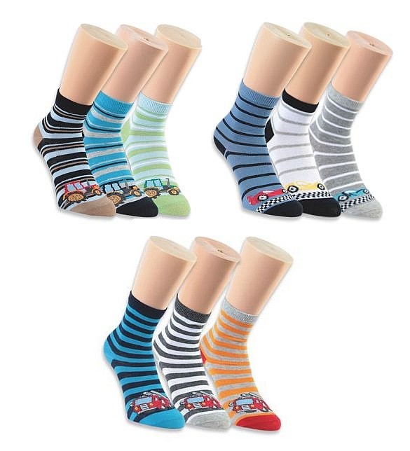 DOPRAVA dětské barevné ponožky TRENDY SOCKS 23-26 náhodný mix