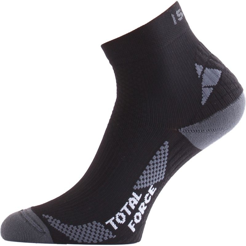RTF běžecké funkční ponožky Lasting černá / šedá XL