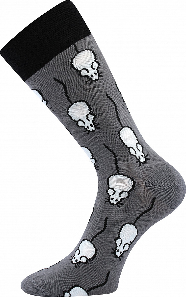 TWIDOR veselé ponožky Lonka - MYŠKY - 1 pár EXTRA 35-38