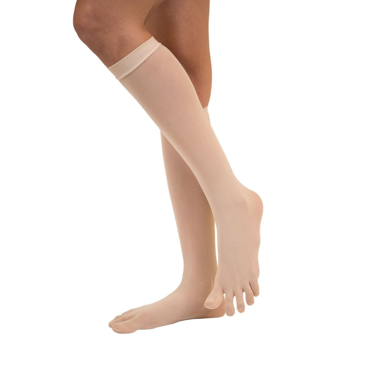 PLAIN KNEE silonové prstové podkolenky ToeToe tělová