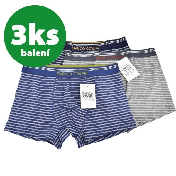 Pánské bavlněné elastické boxerky ENRICO COVERI