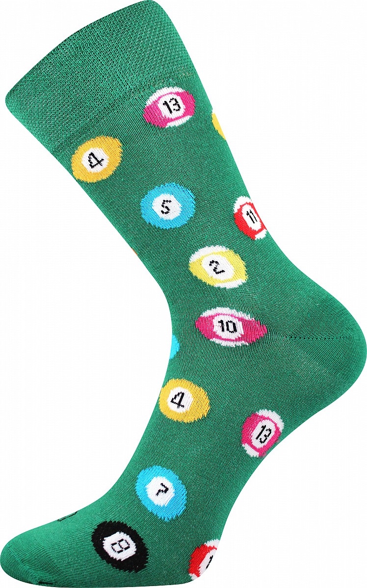 WOODOO barevné ponožky Lonka - KULEČNÍK - 1 pár EXTRA 39-42